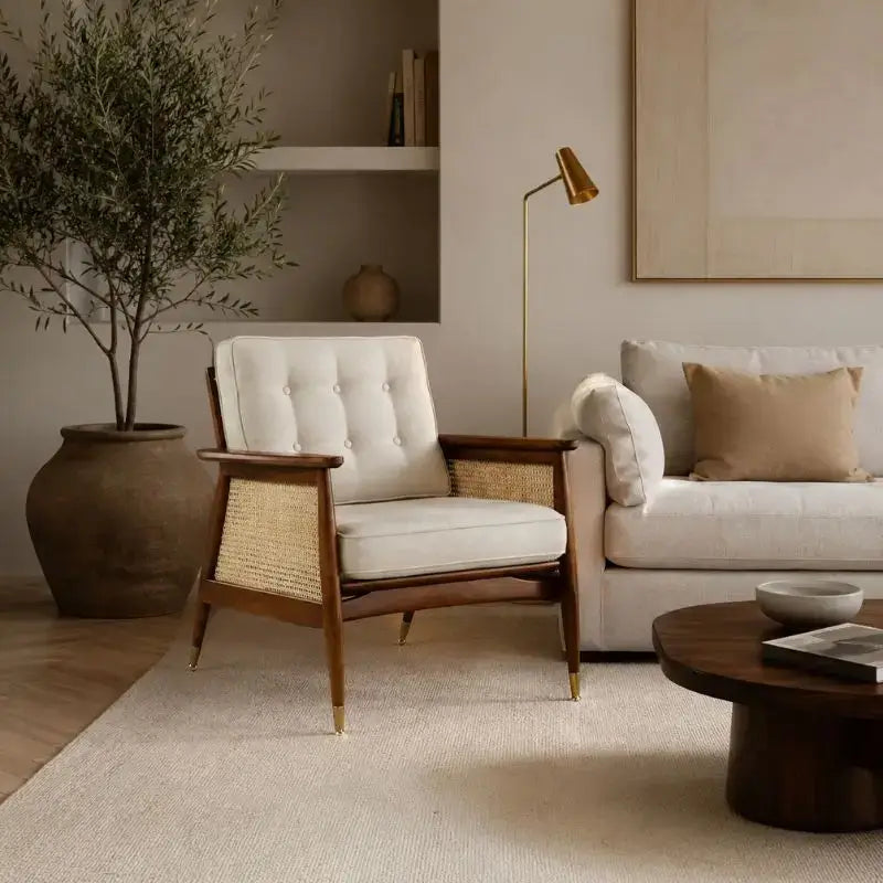 Fauteuil Rotin Salon