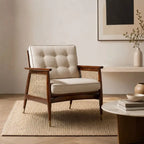 Fauteuil Rotin Salon - Marron