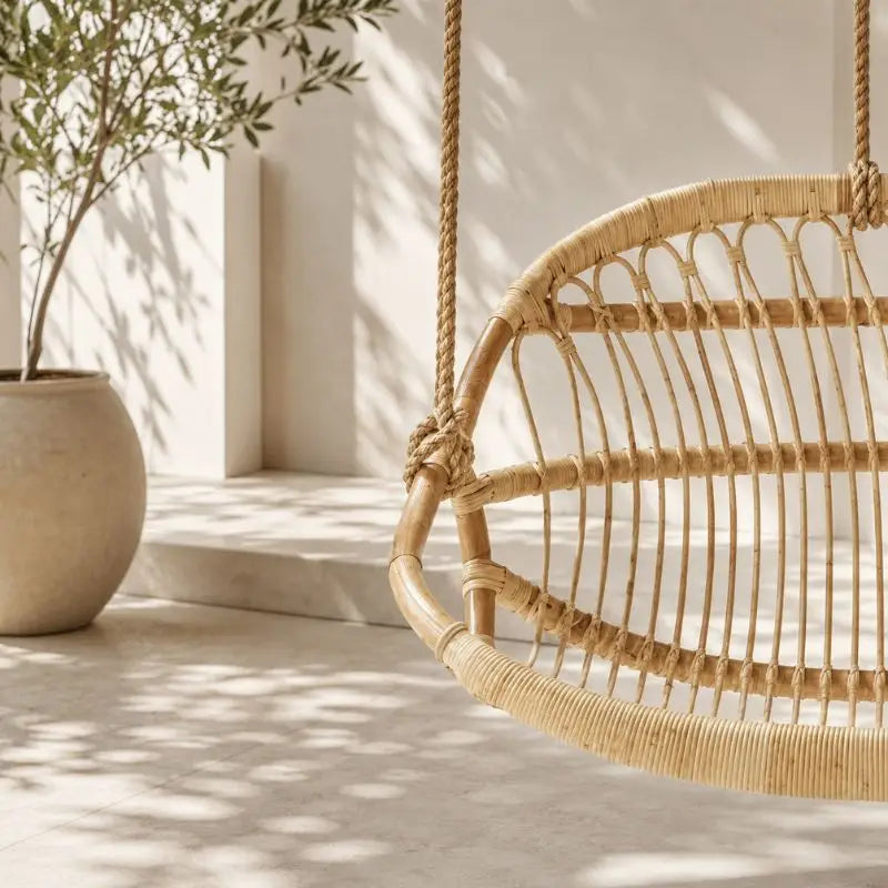 Fauteuil Rotin Suspendu