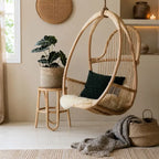 Fauteuil Suspendu en Rotin - 80 x 54 x 106 cm