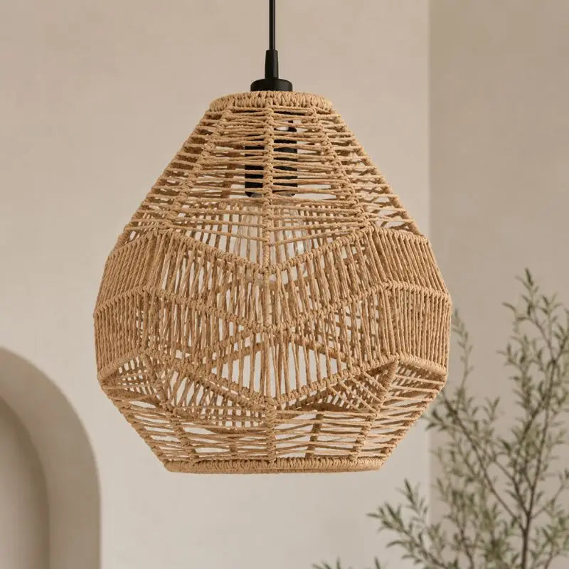 Grand Abat Jour Rotin - 29 x 30 cm