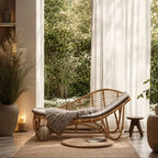 Grand Fauteuil Rotin - 157 x 67 x 80 cm