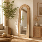 Grand Miroir Rotin - 73 x 170 cm