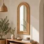 Grand Miroir Rotin - 73 x 170 cm