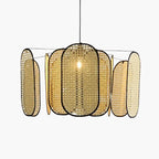 Grande Suspension en Rotin