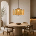 Grande Suspension en Rotin - 70 x 36 cm