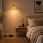 Lampadaire Chambre Rotin - 170 × 33 cm