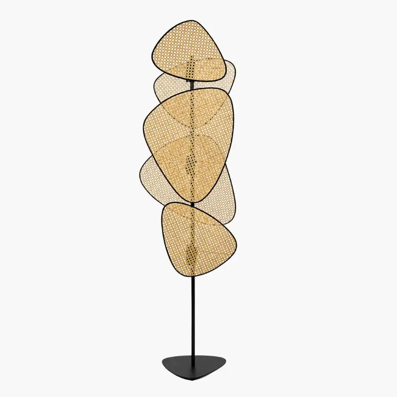 Lampadaire sur Pied en Rotin - 50 x 179 cm