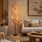 Lampadaire sur Pied en Rotin - 50 x 179 cm