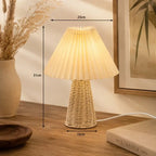 Lampe Chevet Rotin - 23 x 31 cm