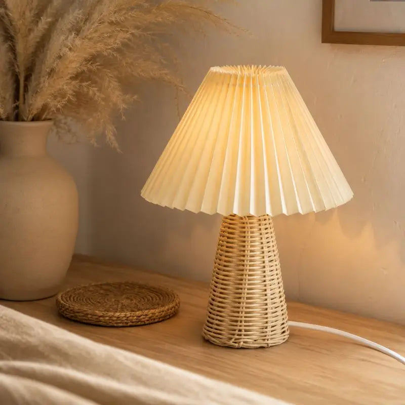 Lampe Chevet Rotin - 23 x 31 cm