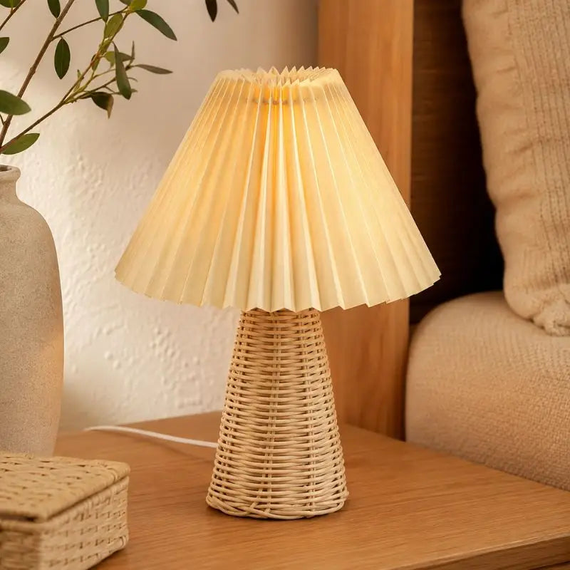 Lampe Chevet Rotin - 23 x 31 cm