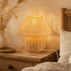 Lampe de Chevet Rotin - 17 x 21.5 cm