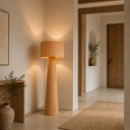 Lampe sur Pied Rotin - 50 x 137 cm