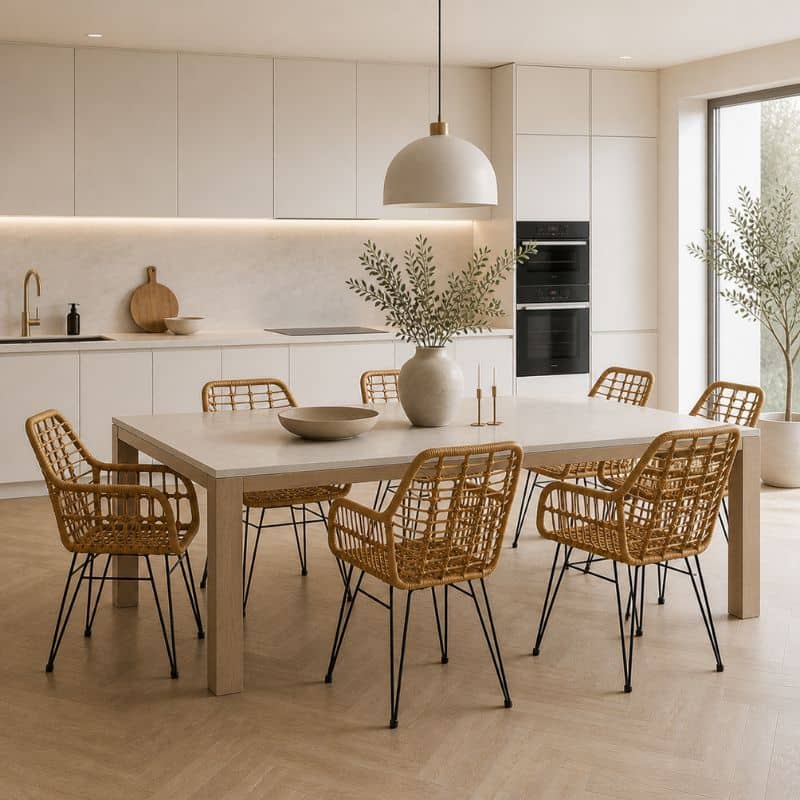Lot 2 Fauteuils Rotin