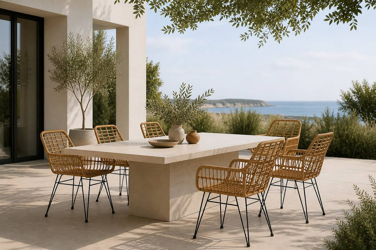 Lot 2 Fauteuils Rotin