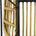 Lot de 2 Chaises de Bar Rotin - 56 x 53 x 89 cm