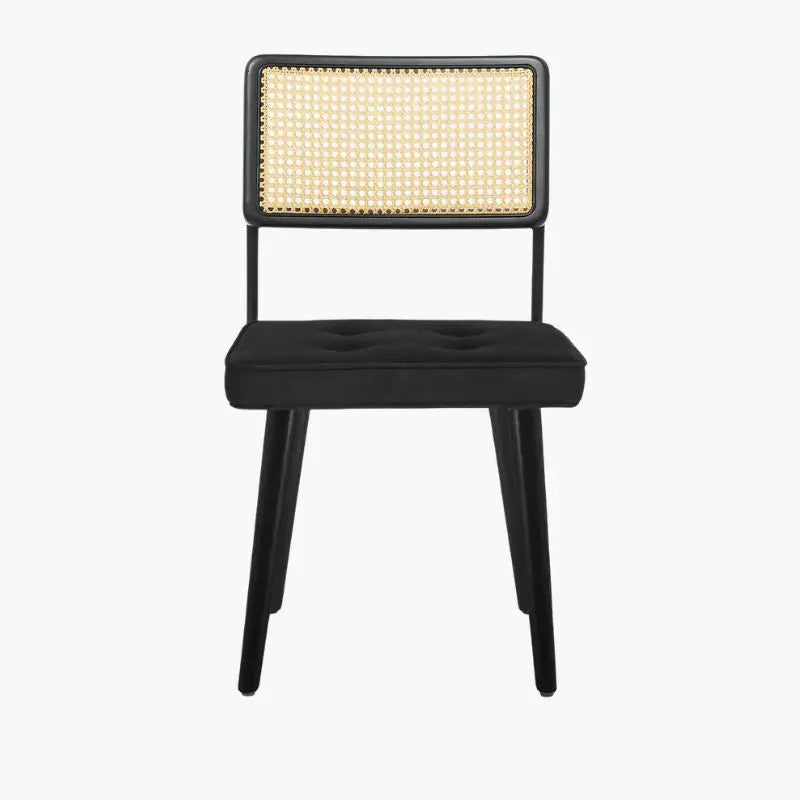Lot de 2 Chaises en Rotin Pour Salle à Manger