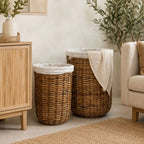 Lot de 2 Paniers Rotin - Marron
