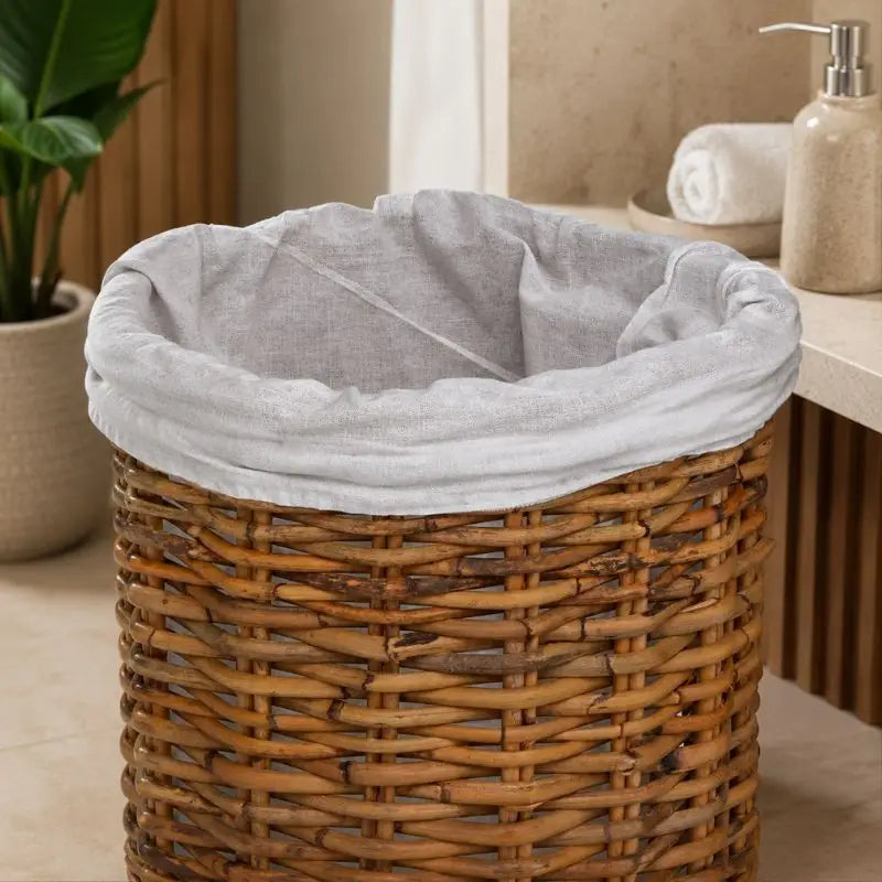 Lot de 2 Paniers Rotin - Marron