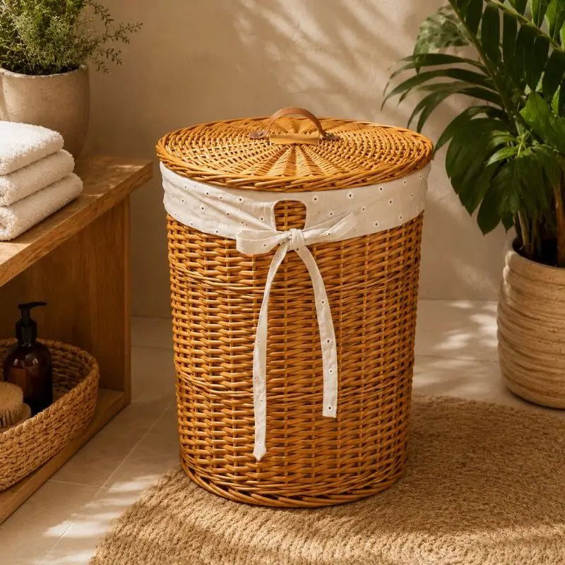 Panier à Linge en Rotin