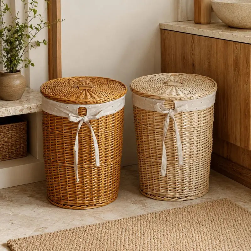 Panier à Linge en Rotin
