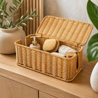 Panier de Rangement Rotin - 32 x 14 x 15 cm