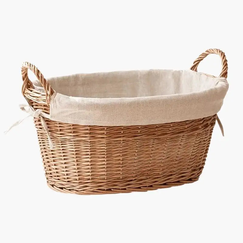 Panier en Rotin - 55 x 37 x 25 cm