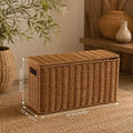 Panier Rangement Rotin - 38 × 15 × 27 cm