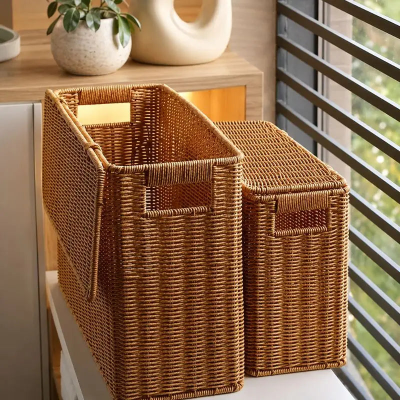 Panier Rangement Rotin