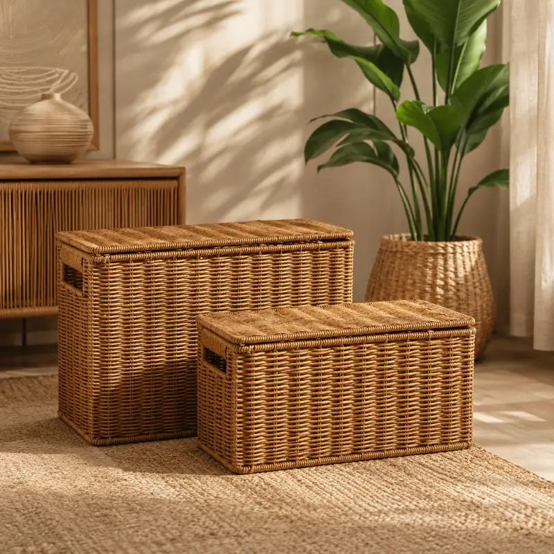 Panier Rangement Rotin