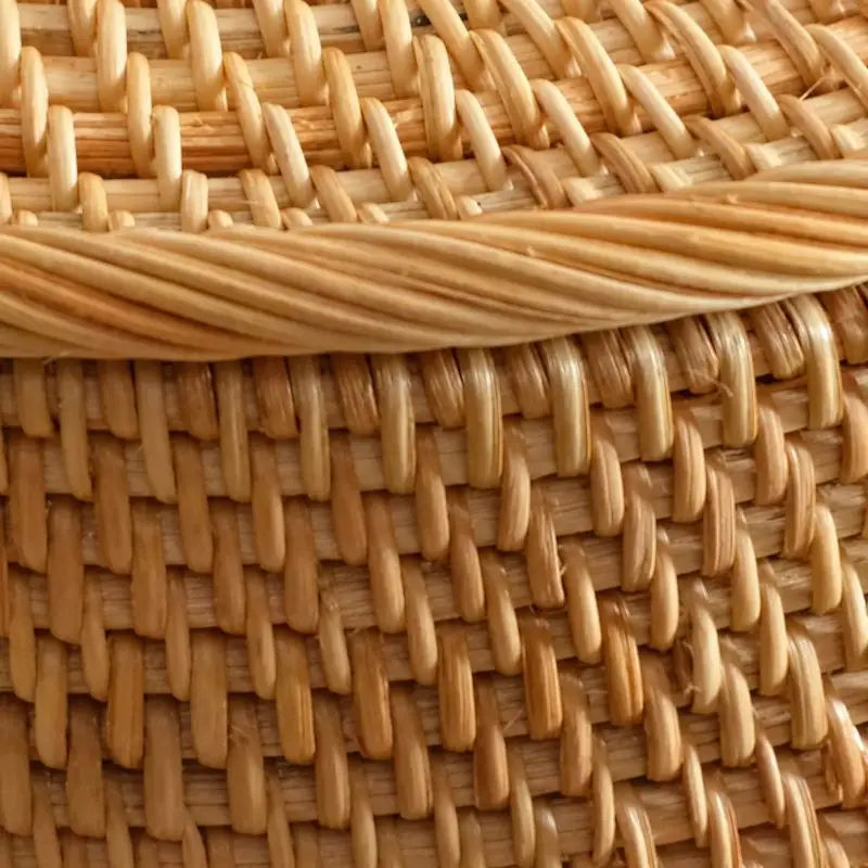 Panier Rotin avec Couvercle