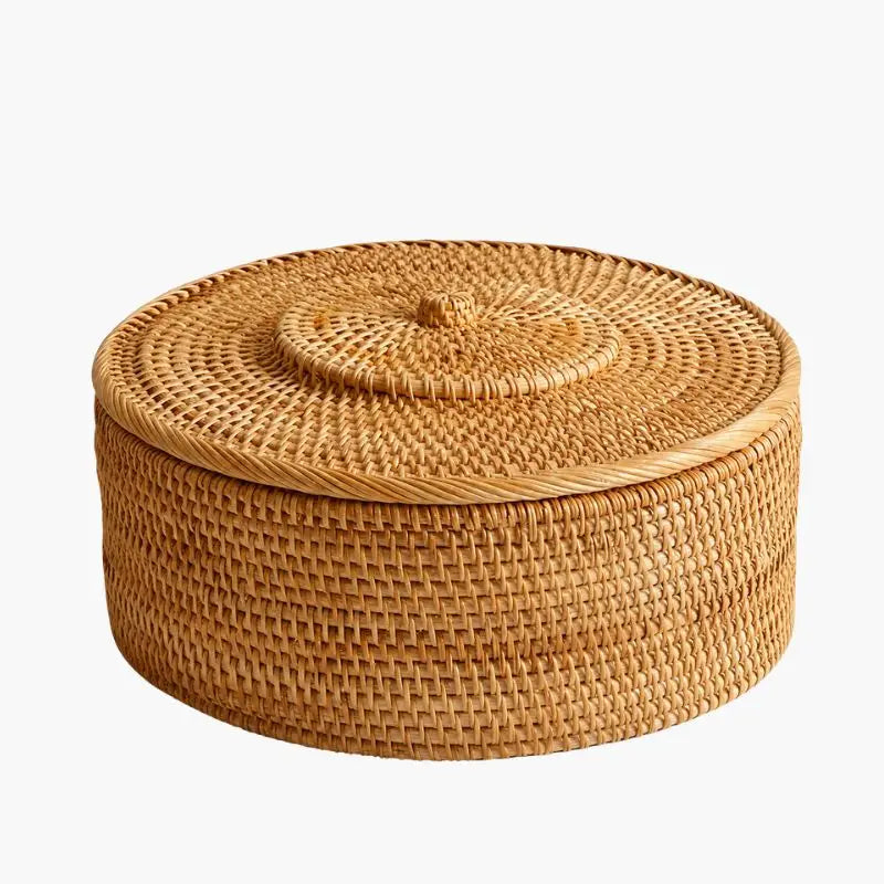 Panier Rotin avec Couvercle