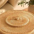 Panier Rotin avec Couvercle