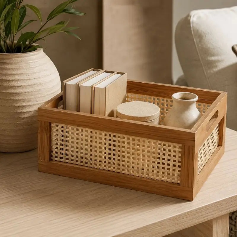Panier Rotin Rangement