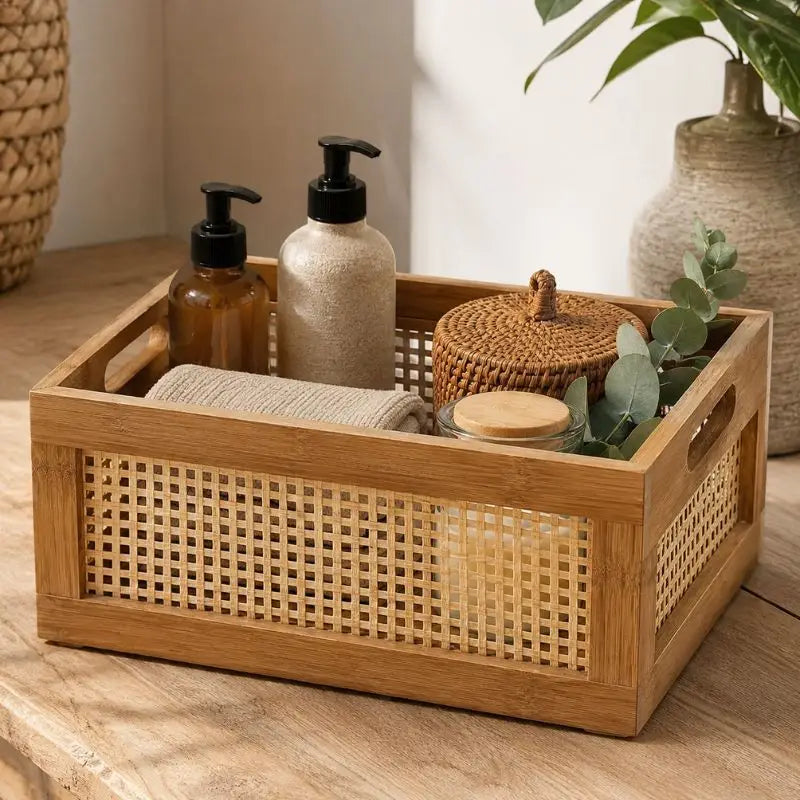 Panier Rotin Rangement