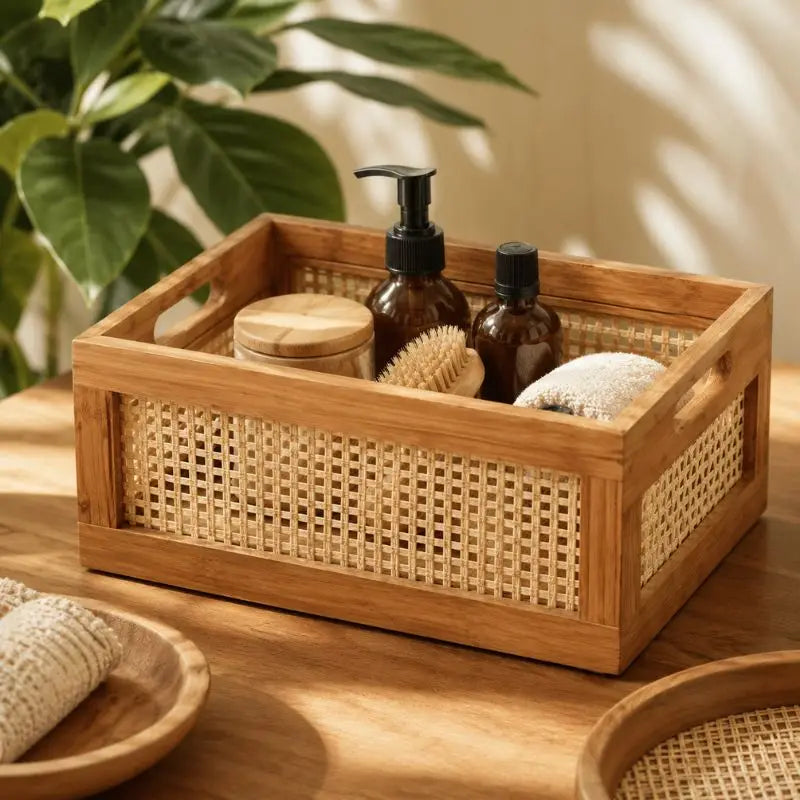 Panier Rotin Rangement