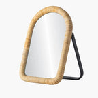 Petit Miroir en Rotin - 20 x 30 cm