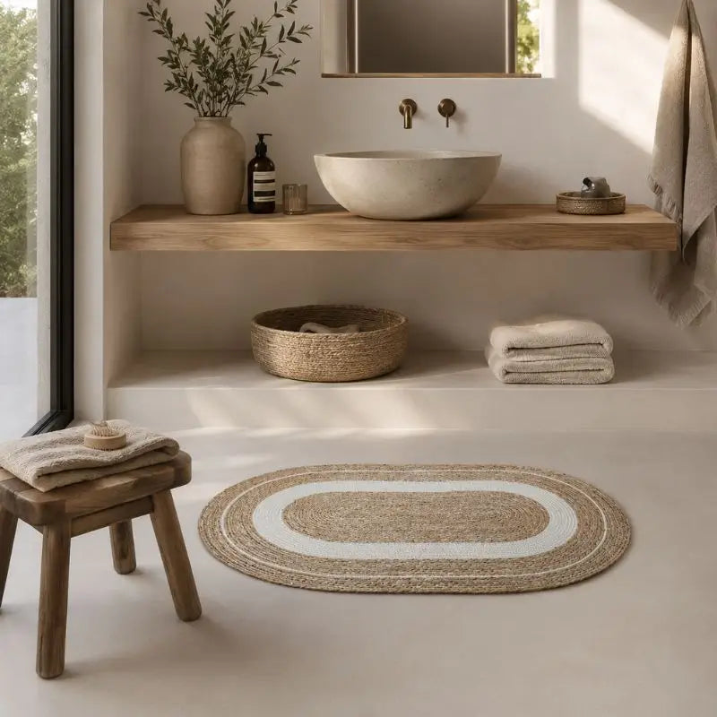 Petit Tapis Rotin - 50 x 75 cm