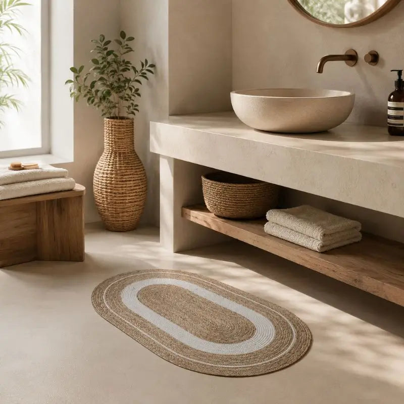 Petit Tapis Rotin - 50 x 75 cm