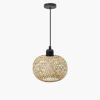 Petite Suspension Rotin - 20 x 15 cm