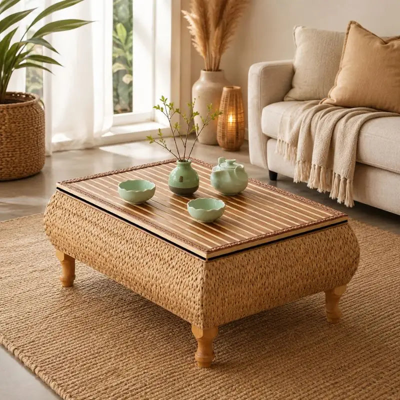 Petite Table Basse avec Rangement