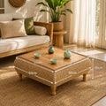 Petite Table Basse avec Rangement - Carré