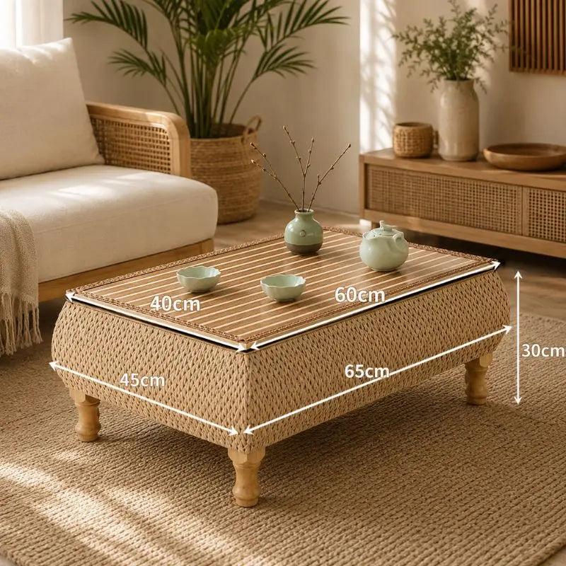 Petite Table Basse avec Rangement - Rectangle