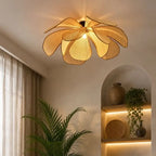 Plafonnier Rotin Fleur