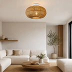 Plafonnier Rotin Salon - 40 x 25 cm