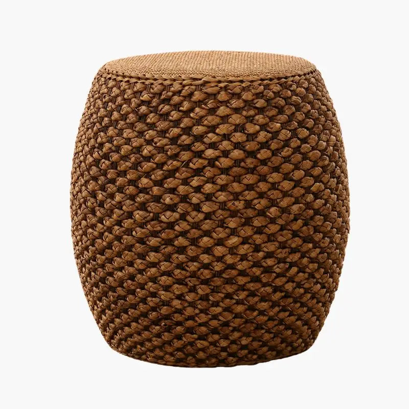 Pouf d’Appoint en Rotin