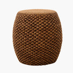 Pouf d’Appoint en Rotin