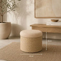 Pouf en Rotin avec Coussin - 30 x 30 cm