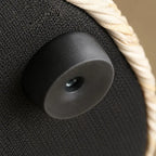 Pouf en Rotin avec Coussin